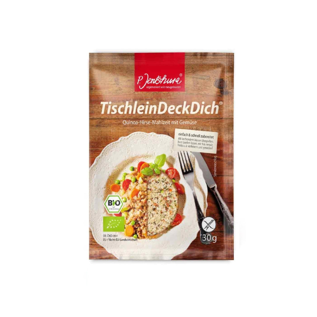 Jentschura TischleinDeckDich BIO Produktprobe