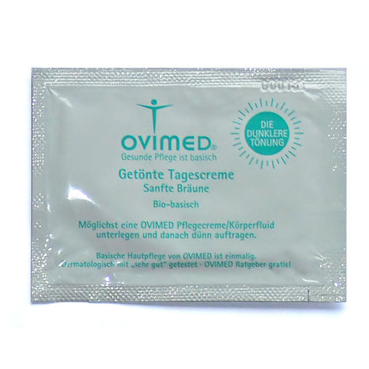 OVIMED Bio Getönte Tagescreme Sanfte Bräune pH 8,0 Produktprobe