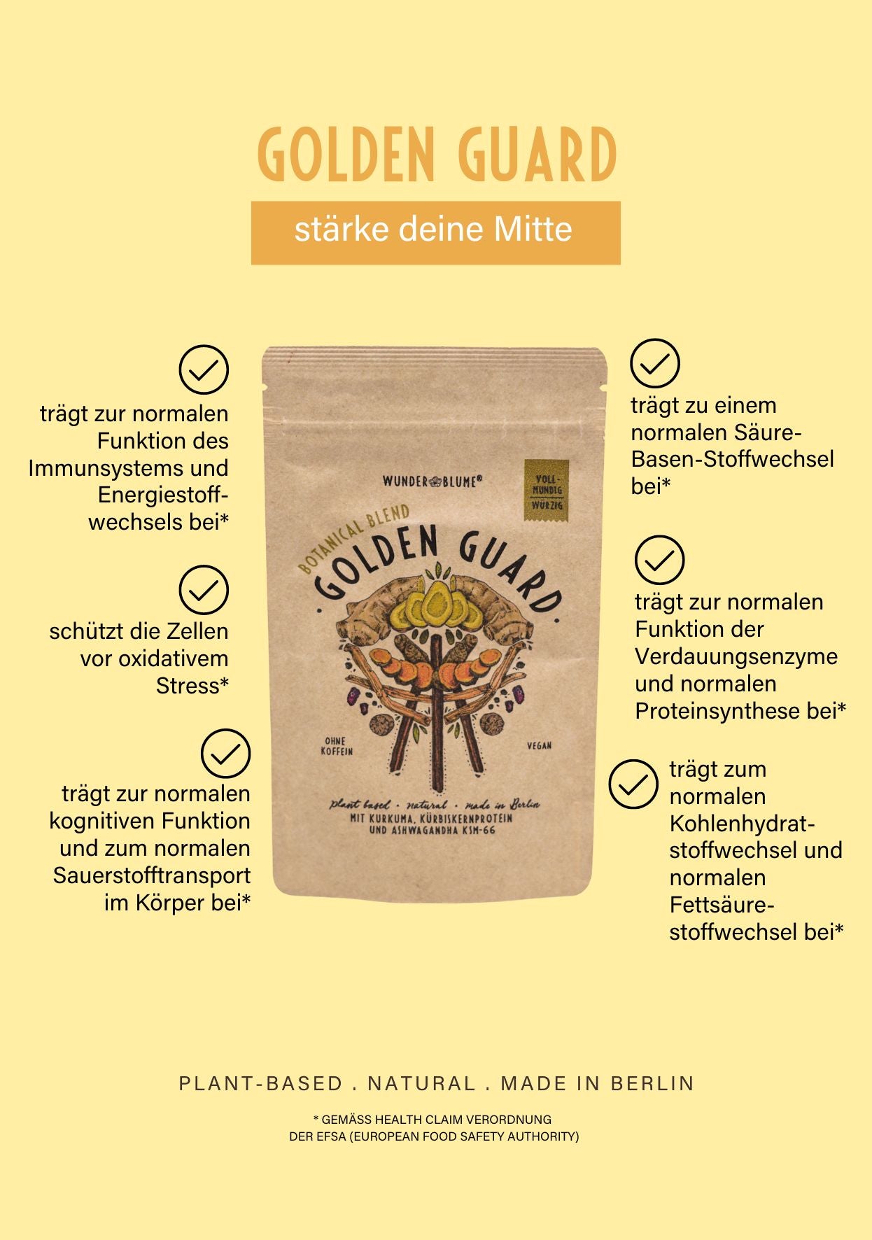 Wunderblume Botanical Latte Golden Guard