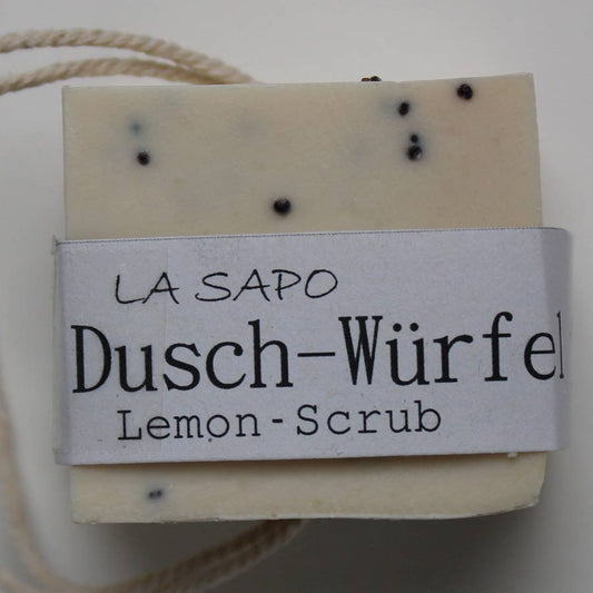 La Sapo Dusch-WÃ¼rfel Lemon-Scrub 45g