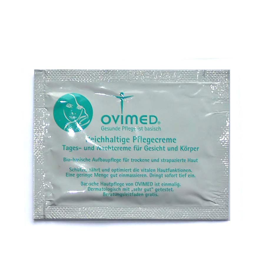 OVIMED Bio Reichhaltige Pflegecreme pH 7,5 Produktprobe