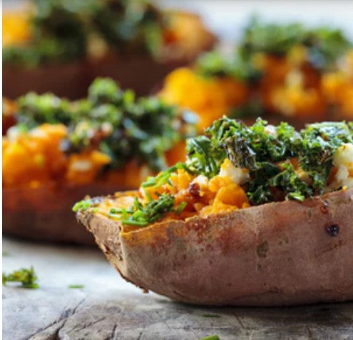 Süßkartoffel vom Grill