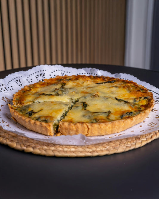 Lauch-Quiche vegan und basisch