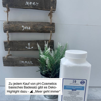 pH-Cosmetics basisches Badesalz mit Deko-Highlight gratis dazu