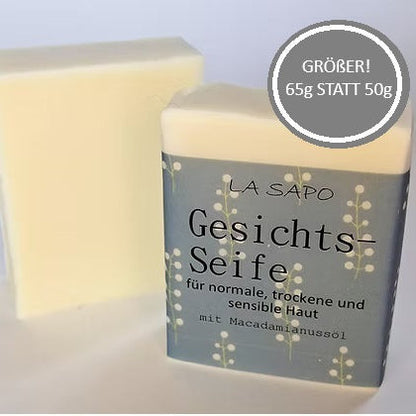 La Sapo Gesichtsseife weiß 65g