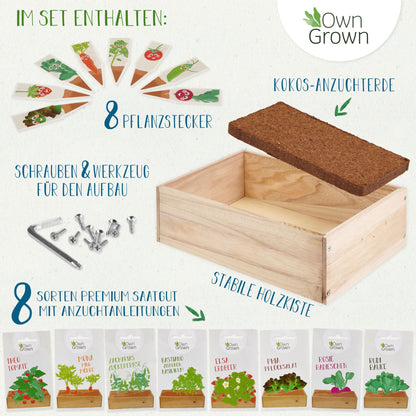 Owngrown Starter Set Mini Garten für Familien