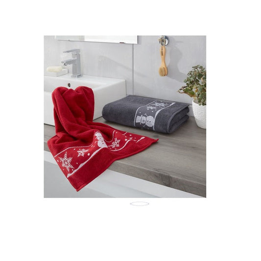 Schnee-Handtuch - ideal zu Weihnachten