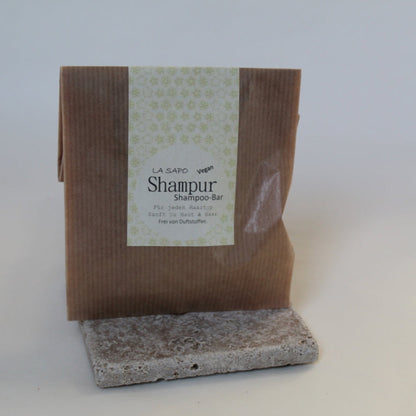 La Sapo Shampur Shampoo verpackt